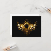 Dampfflügel Karte (Vorderseite/Rückseite Beispiel)