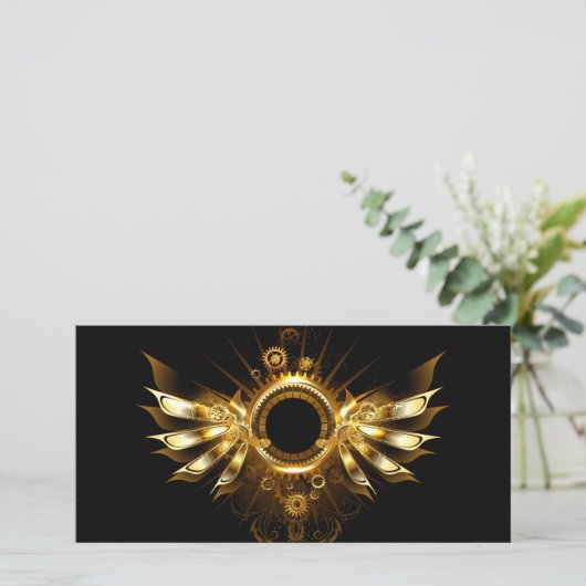 Dampfflügel Karte (Stehend Vorderseite)