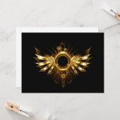 Dampfflügel Karte (Vorderseite/Rückseite Beispiel)