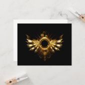 Dampfflügel Karte (Vorderseite/Rückseite Beispiel)