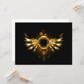 Dampfflügel Karte (Vorderseite/Rückseite Beispiel)