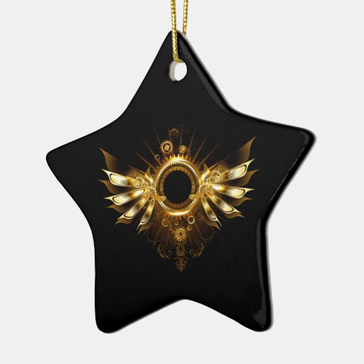 Dampfflügel Keramik Ornament (Links)