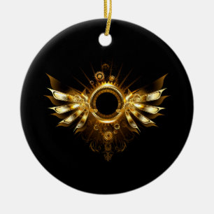 Dampfflügel Keramik Ornament