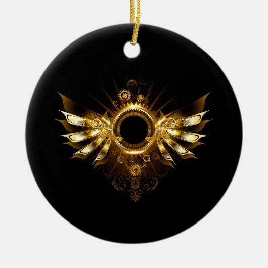 Dampfflügel Keramik Ornament (Vorne)