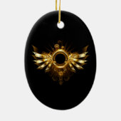 Dampfflügel Keramik Ornament (Hinten)