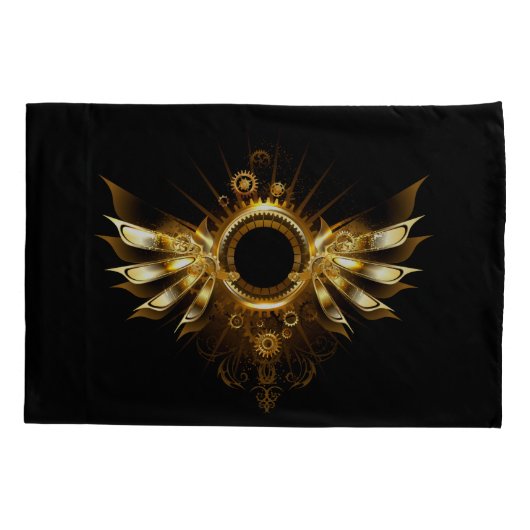 Dampfflügel Kissenbezug (Rückseite-Links)