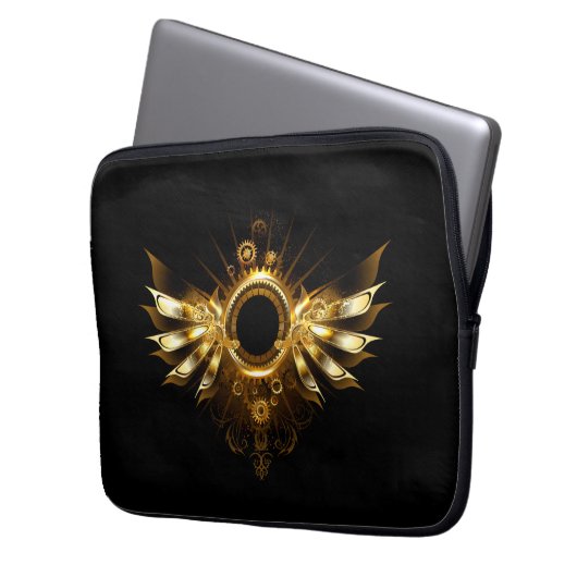 Dampfflügel Laptopschutzhülle (Vorderseite Links)