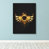 Dampfflügel Leinwanddruck (Insitu (Holzboden))