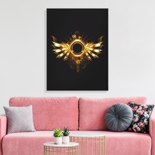 Dampfflügel Leinwanddruck (Insitu (Wohnzimmer))