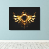 Dampfflügel Leinwanddruck (Insitu (Holzboden))