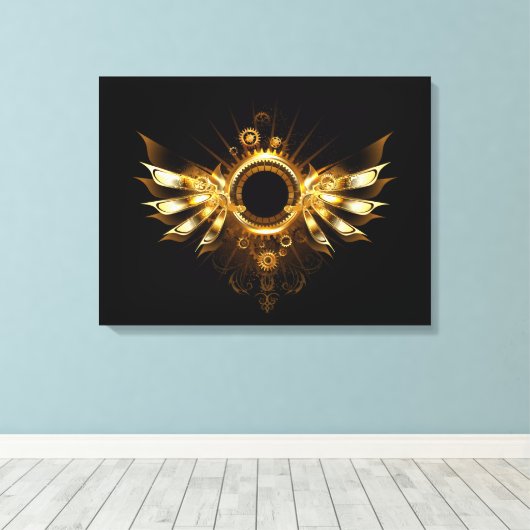 Dampfflügel Leinwanddruck (Insitu (Holzboden))