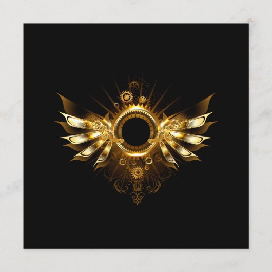 Dampfflügel Menükarte (Vorderseite)