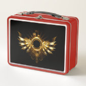 Dampfflügel Metall Brotdose (Vorderseite)