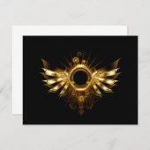 Dampfflügel Mitteilungskarte (Vorne/Hinten)