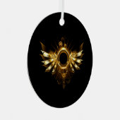 Dampfflügel Ornament Aus Metall (Vorderseite Rechts)