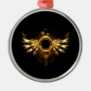 Dampfflügel Ornament Aus Metall