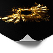 Dampfflügel Poster (Ecke)