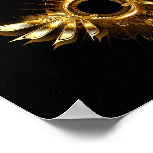 Dampfflügel Poster (Ecke)