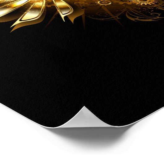 Dampfflügel Poster (Ecke)