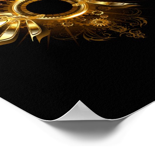 Dampfflügel Poster (Ecke)