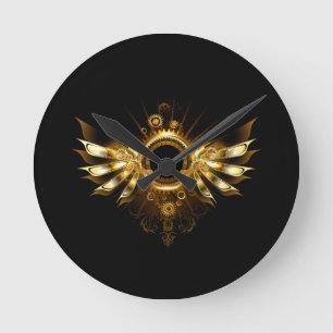 Dampfflügel Runde Wanduhr