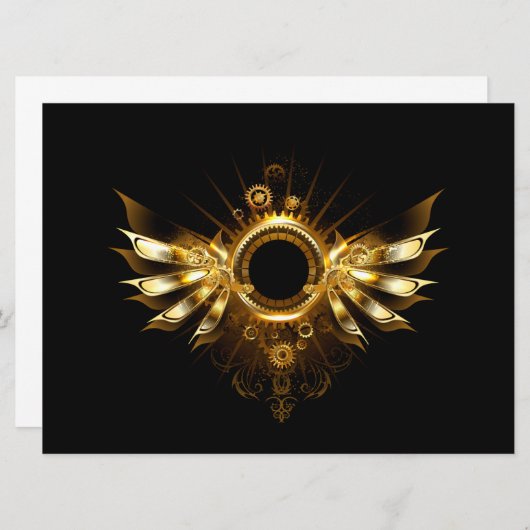 Dampfflügel Save The Date (Vorne/Hinten)