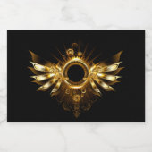 Dampfflügel Schaumweinetikett (Einzelnes Label)