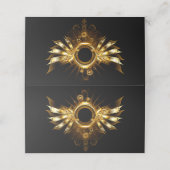 Dampfflügel Terminkarte (Außenseite Aufgefaltet)