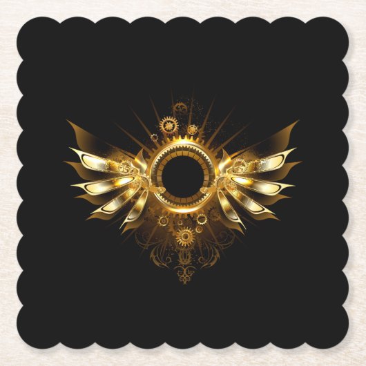 Dampfflügel Untersetzer (Vorderseite)