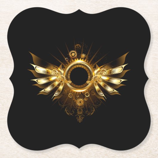 Dampfflügel Untersetzer (Vorderseite)