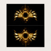 Dampfflügel Visitenkarten (Außenseite Aufgefaltet)