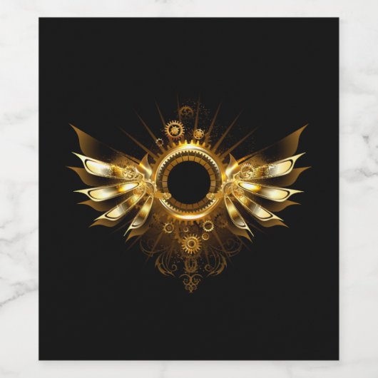 Dampfflügel Weinetikett (Einzelnes Label)