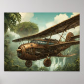Dampfflugzeuge - Kunstdruck Poster (Vorne)