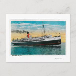 Dampfgarer "Avalon" auf der Insel Santa Catalina Postkarte