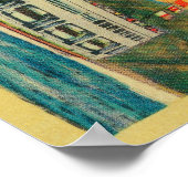 Dampfgarer "Catalina" auf der Insel Santa Catalina Poster (Ecke)