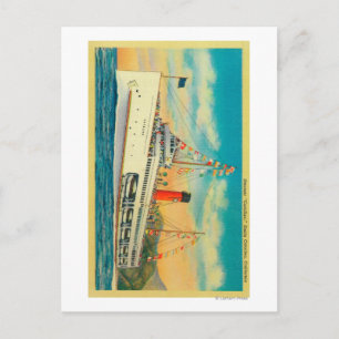 Dampfgarer "Catalina" auf der Insel Santa Catalina Postkarte