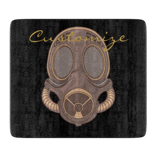 Dampfgas-Maske Thunder_Cove Schneidebrett (Vorderseite)