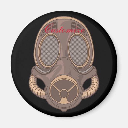 Dampfgasmaske Thunder_Cove Magnet (Vorne)