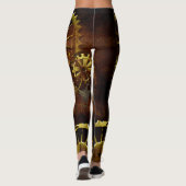 Dampfgestänge und Rohre, die die Lichter aufreißen Leggings (Rückseite)