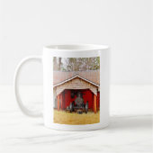 Dampfgetriebene Antiquität Traktor Kaffeetasse (Links)