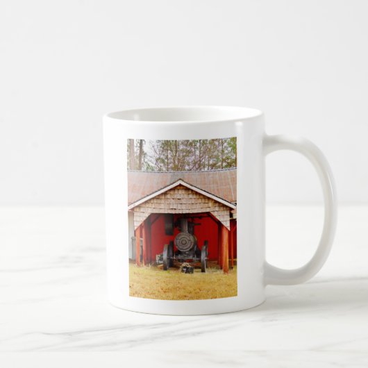 Dampfgetriebene Antiquität Traktor Kaffeetasse (Rechts)