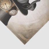 Dampfgetriebene Elegance: Großes Getane in Steampu Seidenpapier (Detail)