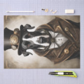 Dampfgetriebene Elegance: Großes Getane in Steampu Seidenpapier (Handwerk)