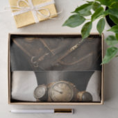 Dampfgetriebene Elegance: Großes Getane in Steampu Seidenpapier (Geschenk)