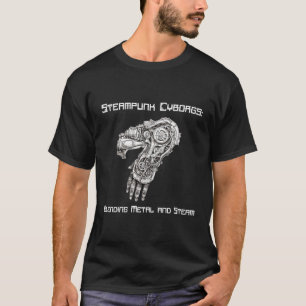 Dampfgetriebener Automaton Retro Futurismus T-Shirt