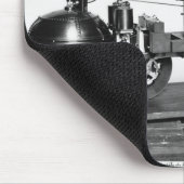 Dampfgetriebenes Auto erfunden Mousepad (Ecke)