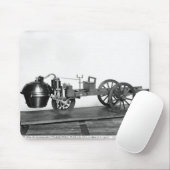 Dampfgetriebenes Auto erfunden Mousepad (Mit Mouse)