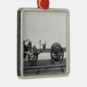 Dampfgetriebenes Auto erfunden Ornament Aus Metall (Rechts)