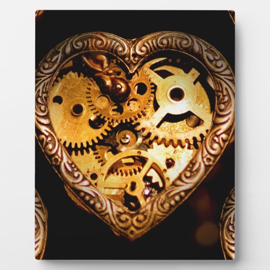 Dampfherz Fotoplatte (Vorderseite)