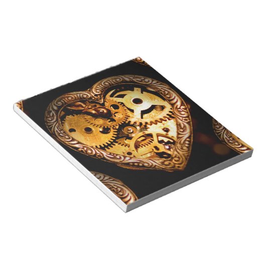 Dampfherz Notizblock (angewinkelt)